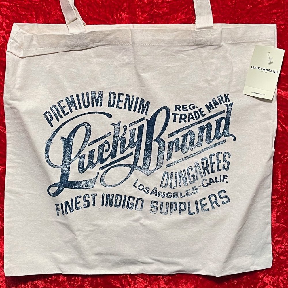 Lucky Brand Cotton Tote Bag